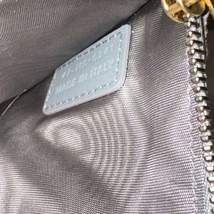 Oblique Saddle Chain Long Wallet Grey